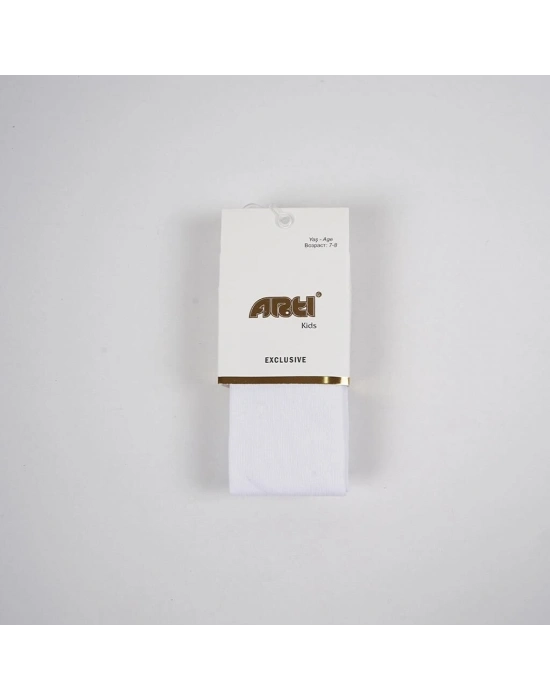 Artı Alona Düz Külotlu Çorap 300183 Beyaz