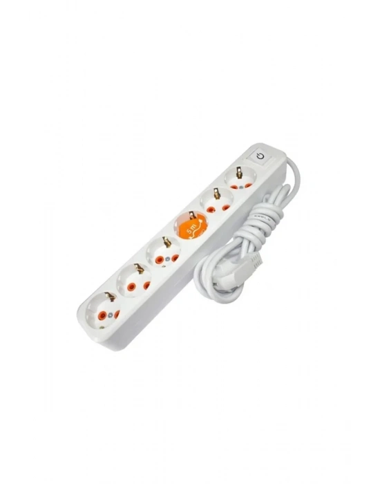 Asel 6Lı Grup Priz Anahtarlı 5mt