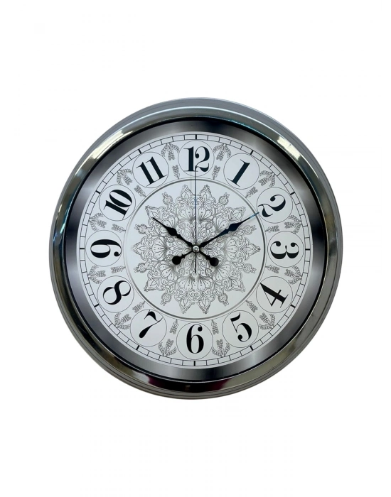 ® Asil Motif Krom 40 Cm Metal Duvar Saati