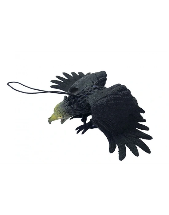 Asılabilir Lateks Kartal Dekor Süsü Siyah 17-18 Cm