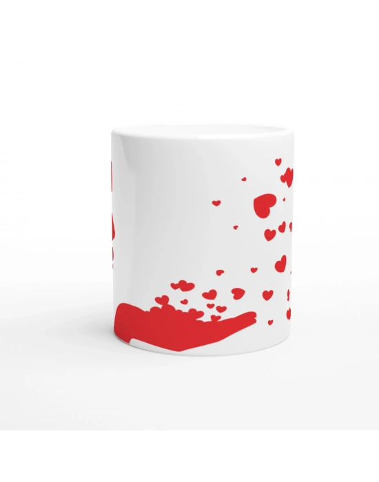 Aşkı Fısıldayan Kadın Silüeti Kupa