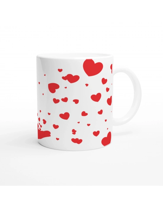 Aşkı Fısıldayan Kadın Silüeti Kupa