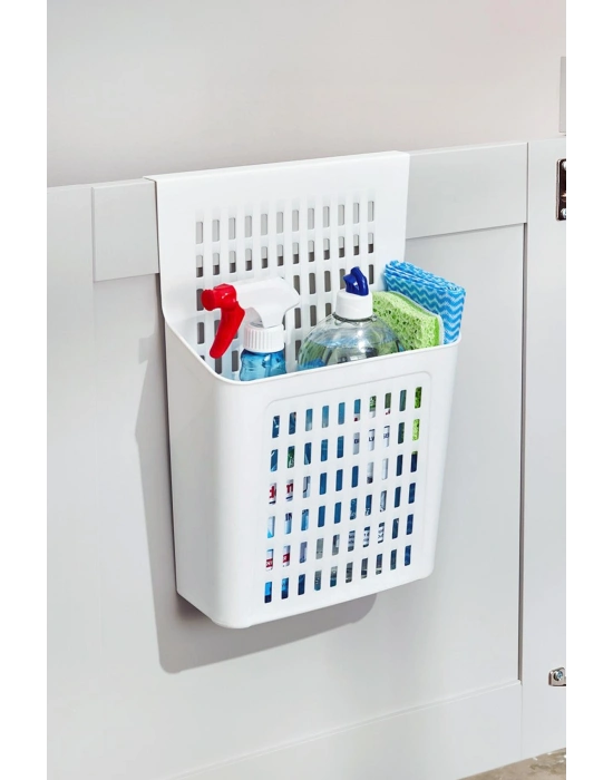 Askılı Dolap Içi Düzenleyici & Sepet Raf Organizeri & Çok Amaçlı Düzenleyici & Deterjanlık Şampuanlık