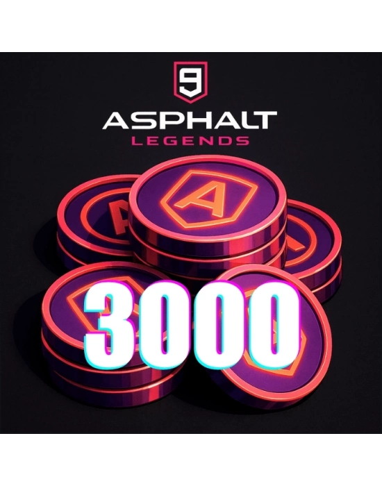 Asphalt 9: Legends 3000 Tokens