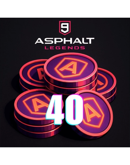 Asphalt 9: Legends 40 Tokens