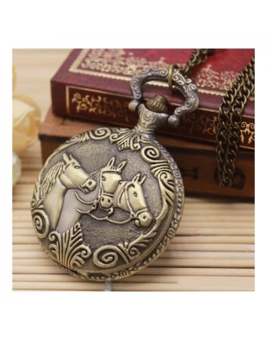 At Büstü Köstekli Saat Model 1