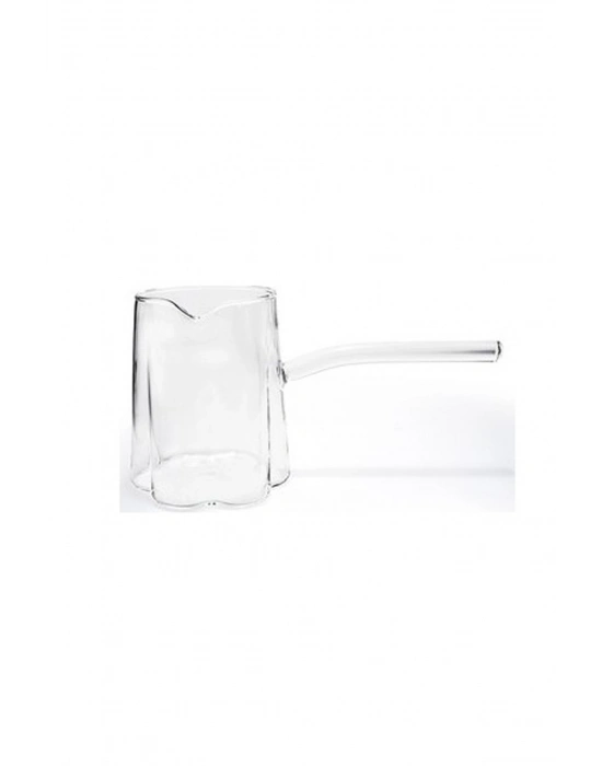 Ateşe Dayanıklı Cam Cezve Borosilikat Cam Cezve 400 ml Royaleks-CZV05