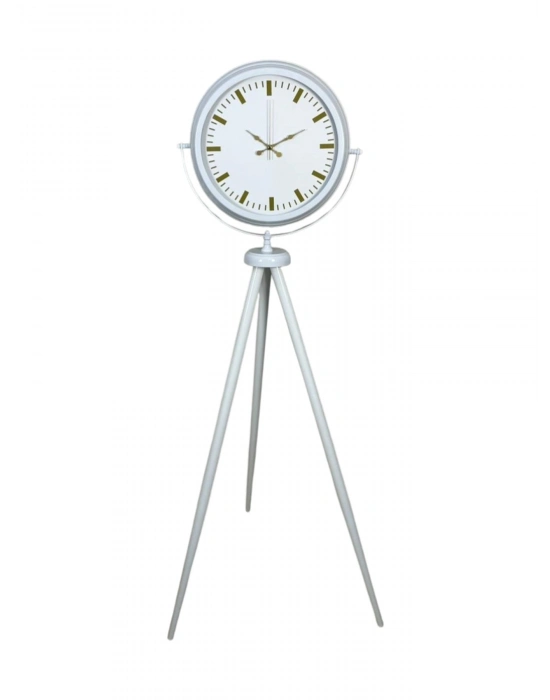 Aura Beyaz Tripod Ayaklı Saat
