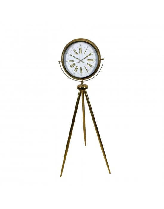 Aura Gold Tripod Ayaklı Dekoratif Saat