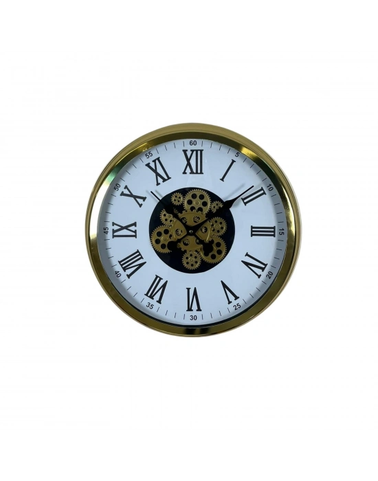 ® Aurelius Gold 60 Cm Çarklı Duvar Saati