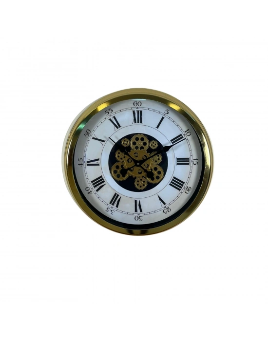 ® Aurelius Gold 60 Cm Çarklı Duvar Saati