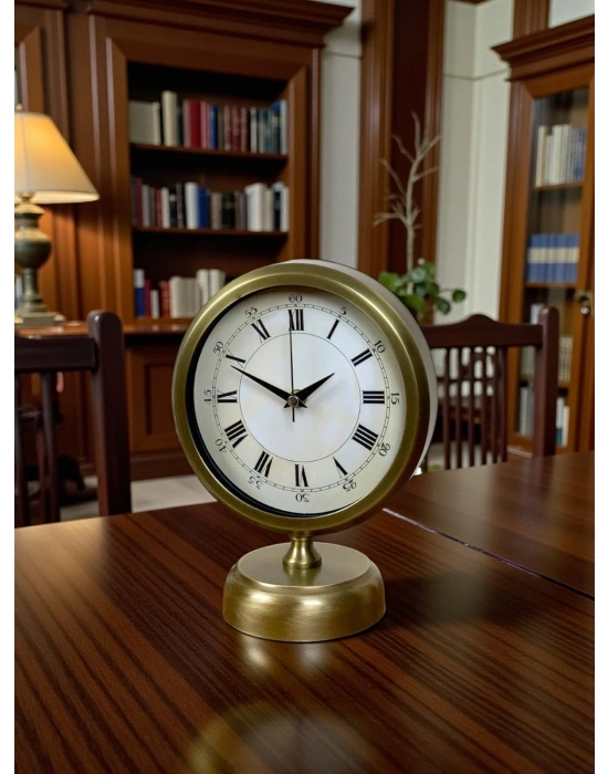 ® Aurum Retro 25x20 Eskitme Metal Masa Saati