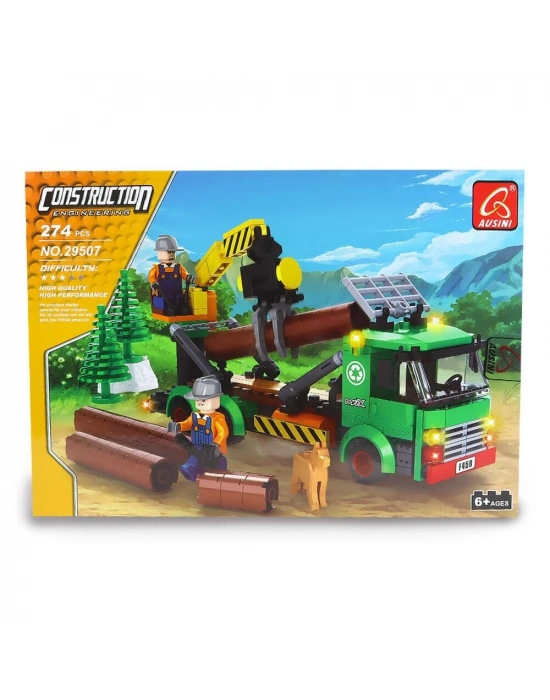 ® Ausini İnşaat Set 274 Parça Mini Lego