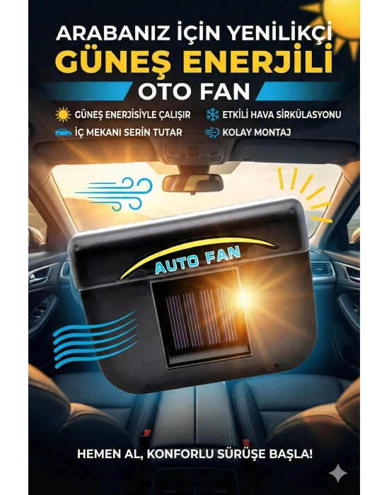 Auto Cool Güneş Enerjisiyle Çalışan Araç İçi Soğutucu