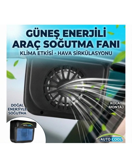 Auto Cool Güneş Enerjisiyle Çalışan Araç İçi Soğutucu