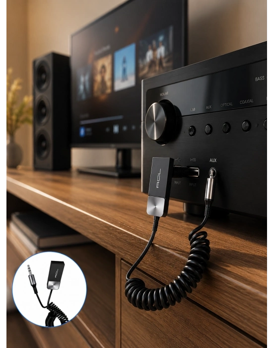 AUX Girişli Cihazlar İçin Kablosuz Bluetooth Adaptörü