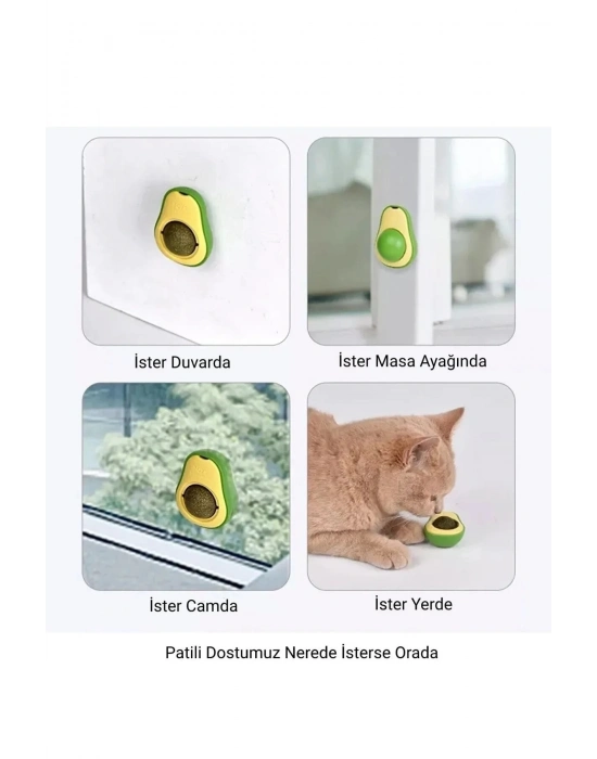 Avakado Kedi Nanesi Cat Mint Oyun Topu