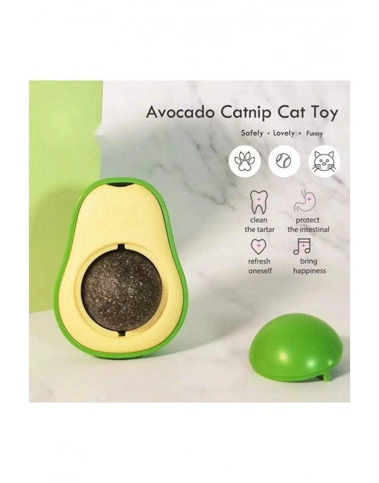 Avokado Tasarımlı Kedi Yalama Topu