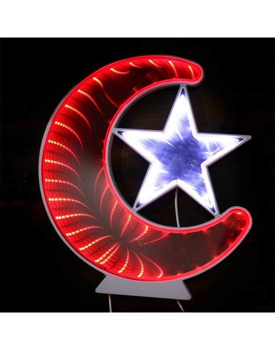 Ay Yıldız Işık Pano Türk Bayrağı Bigem Bm-079