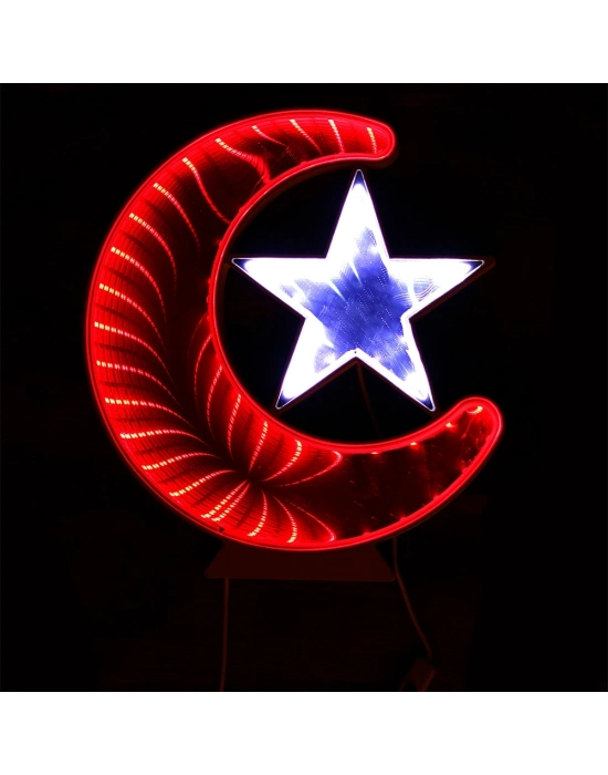 Ay Yıldız Işık Pano Türk Bayrağı Bm-079