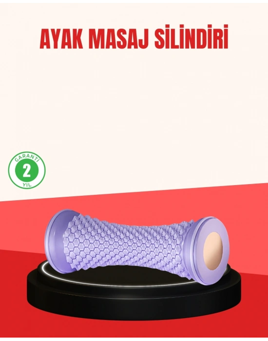Ayak Masaj Silindiri Derin Doku Masajı Kirpi Topu Akupunktur Etkili