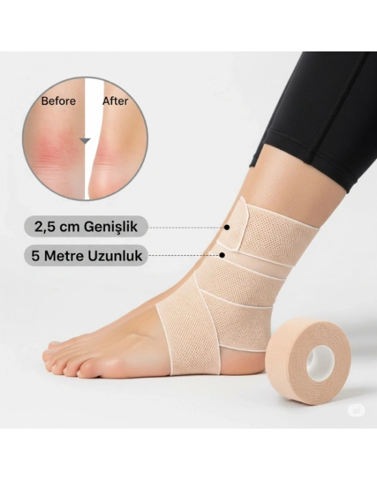 Ayakkabı Vurma Önleyici Rulo Bant 2.5 cm X 5 m