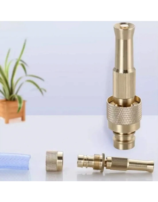 AYARLANABILIR BASINÇLI HORTUM BAŞLIĞI GOLD