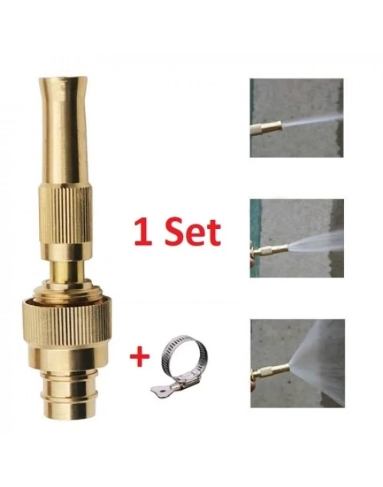 AYARLANABILIR BASINÇLI HORTUM BAŞLIĞI GOLD