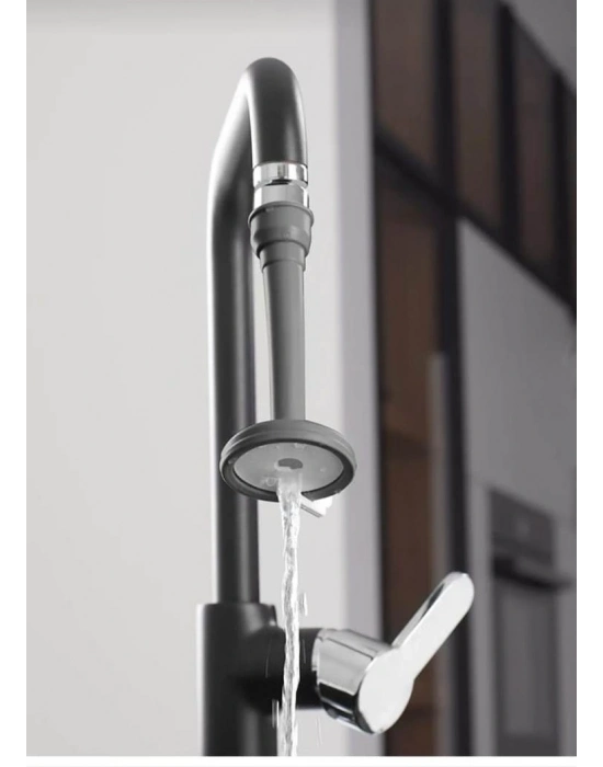 Ayarlanabilir Şelale Musluk Ucu - Antrasit