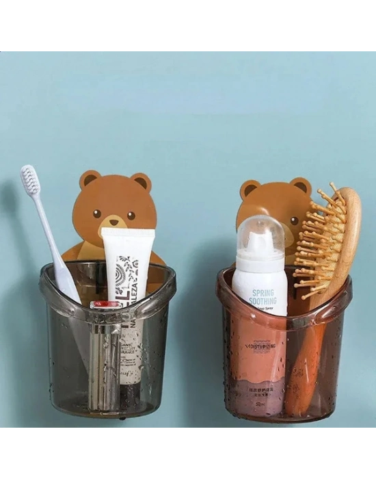 Ayı Figürlü Plastik Organizer