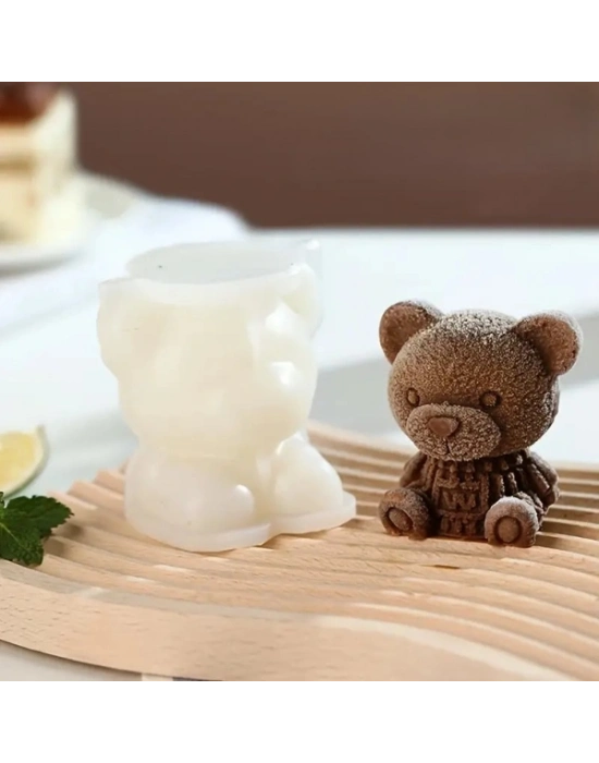 Ayı Şekilli Silikon Buz Kalıbı