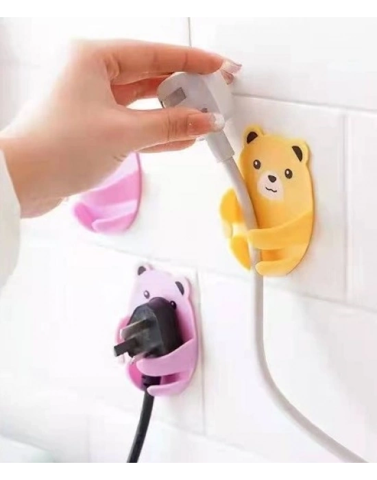 ® Ayıcık Desenli Çok Amaçlı 4 lü Fiş Tutucu