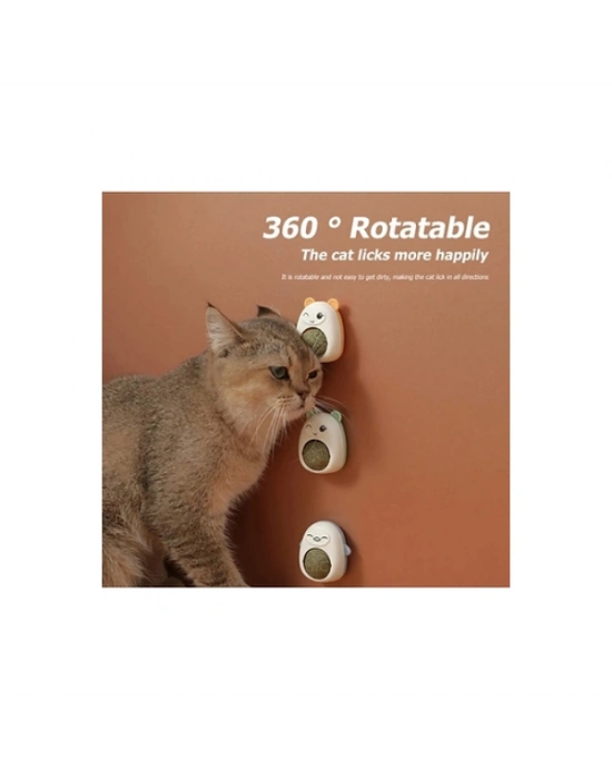 Ayıcıklı Kedi Otu Yalama Topu