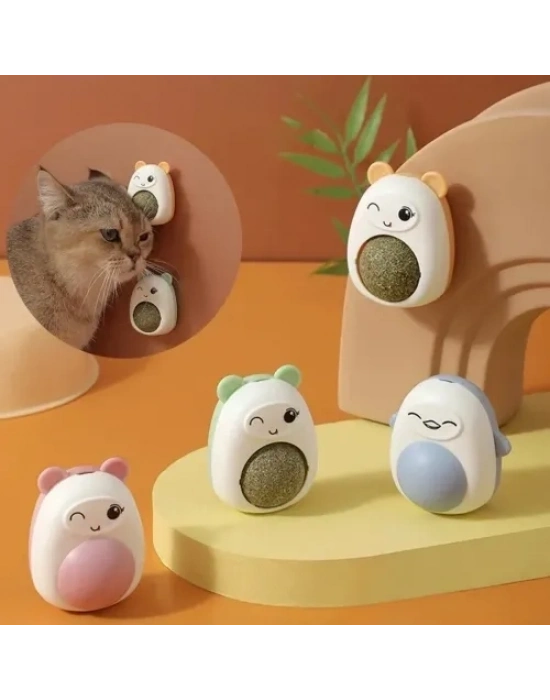 Ayıcıklı Kedi Otu Yalama Topu