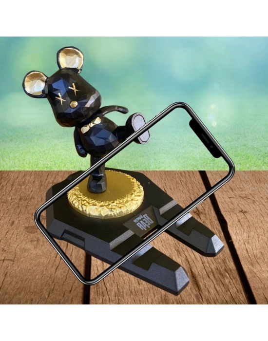 ®  Ayıcıklı Telefon ve Tablet Standı Masa Üstü Telefon ve Tablet Tutucu Aparatı