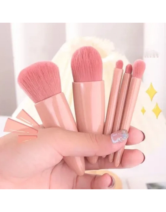 Aynalı Makyaj Fırçası Seti