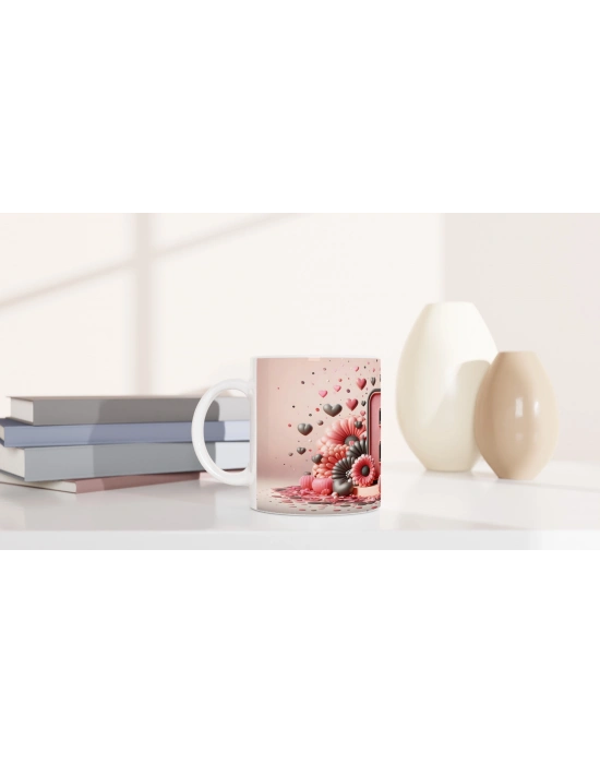 B Harfi Modern Alfabe Kupa Bardak