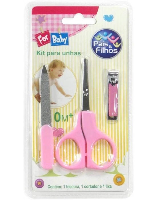 Baby Bebek Tırnak Bakım Seti - Pembe