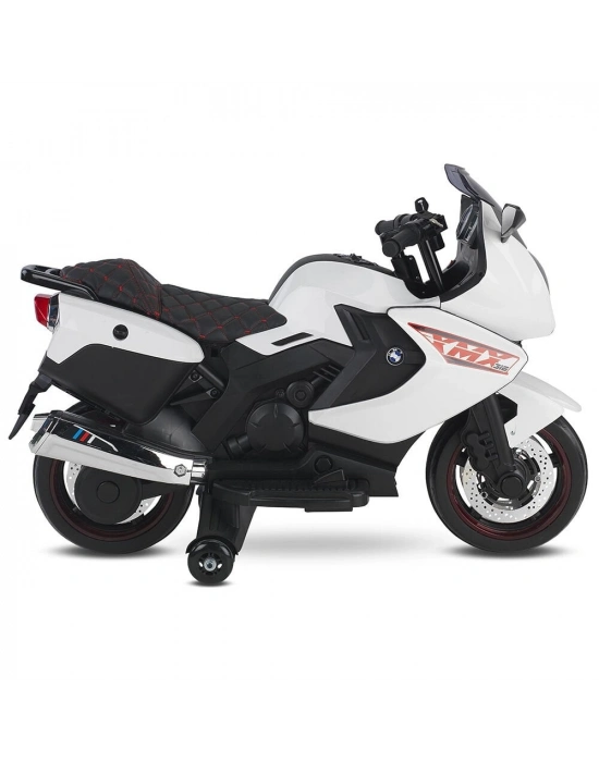 Babyhope 438A XMX-316 Ledli Akülü Motor 12 Volt Beyaz