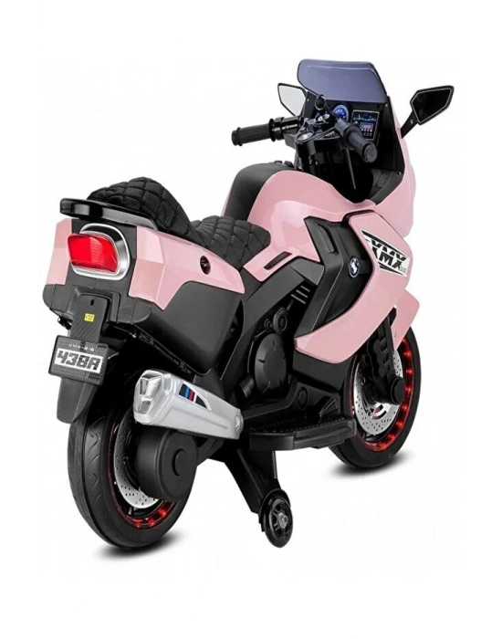 Babyhope 438A XMX-316 Ledli Akülü Motor 12 Volt Pembe
