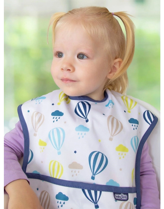 BabyJem Baskılı BLW Kolsuz Önlük 788 Balon Desen
