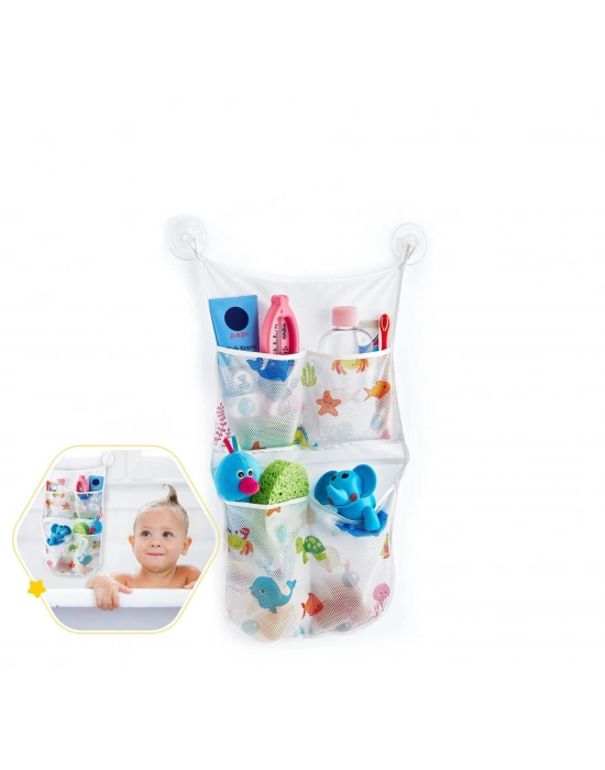 BabyJem Bebek Banyo Oyuncak Torbası 469 Beyaz