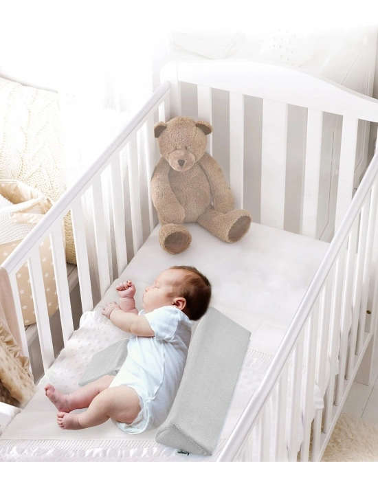 BabyJem Bebek Güvenli Uyku Yastığı 014 Gri