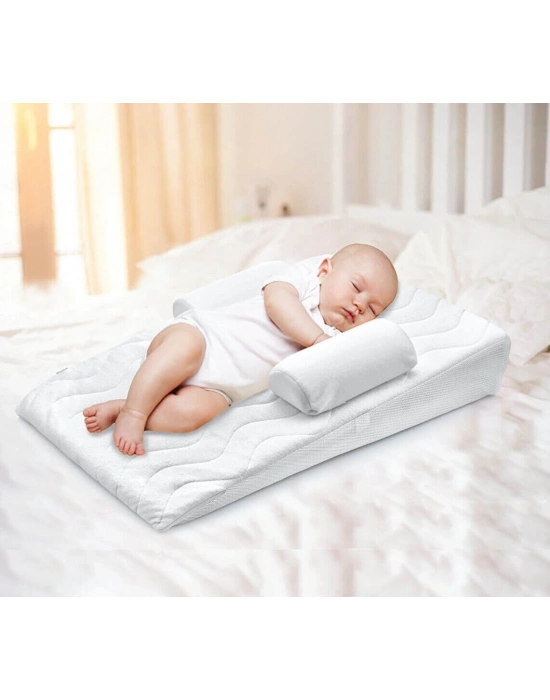 BabyJem Bebek Reflü Yastığı 132 Beyaz