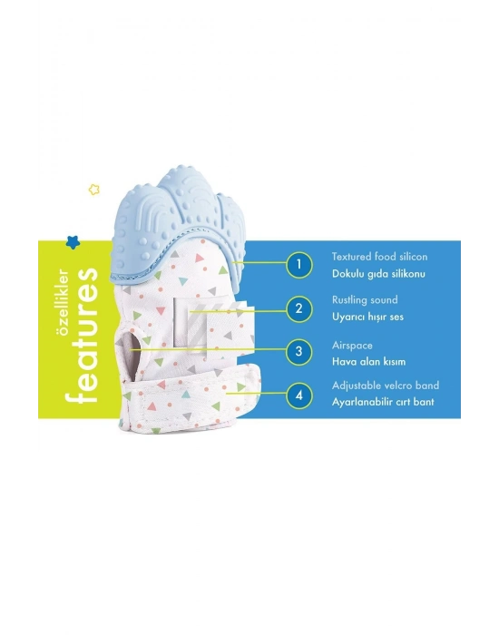 BabyJem Diş Kaşıyıcı Eldiven 526 Pembe