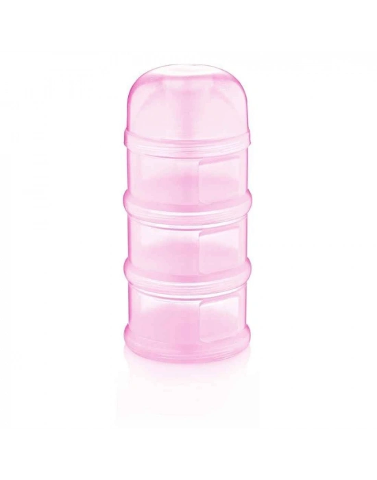 BabyJem Katlı Toz Mama Kabı 545 Pembe