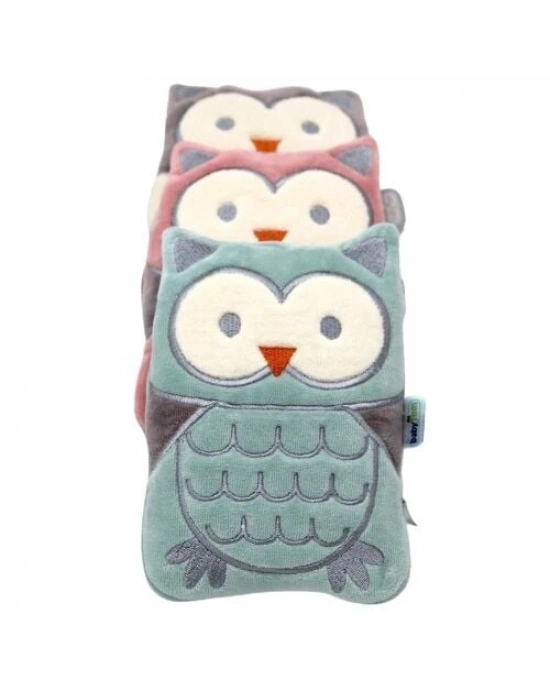 BabyJem Kiraz Çekirdekli Baykuş Kadife Gaz Yastığı 366 Gül Kurusu