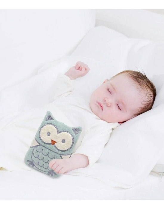 BabyJem Kiraz Çekirdekli Baykuş Kadife Gaz Yastığı 366 Yeşil