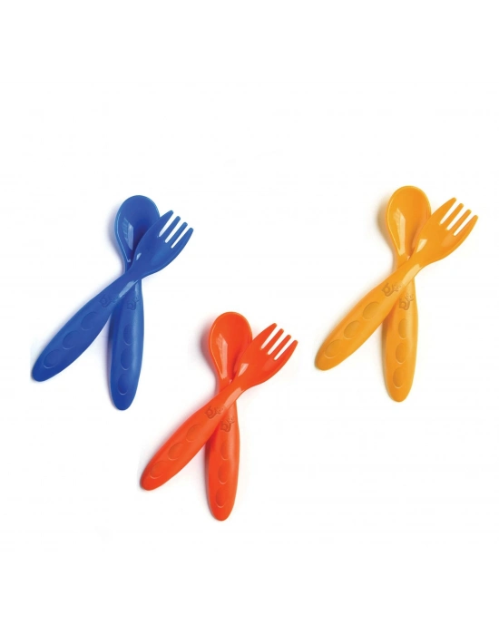 BabyJem Mama Kaşık Çatal Takımı 495 Sarı