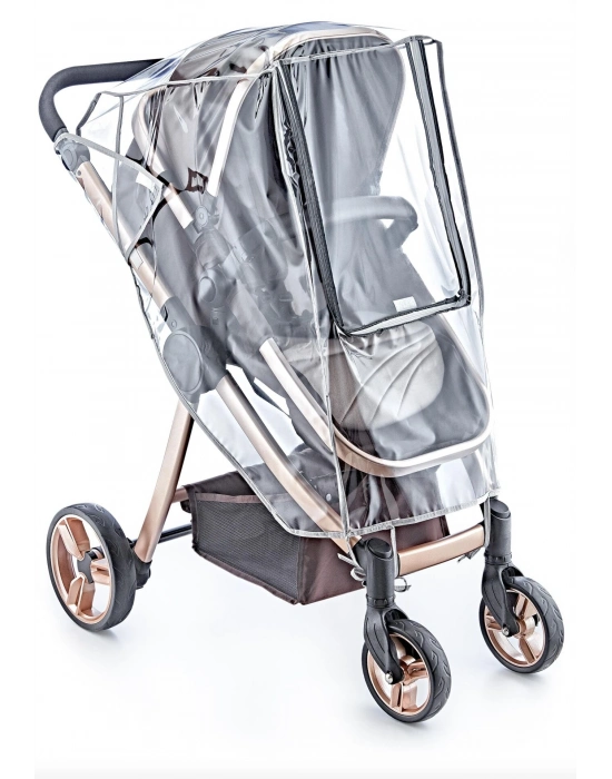 BabyJem Reflektörlü Lüks Bebek Arabası Yağmurluğu 549